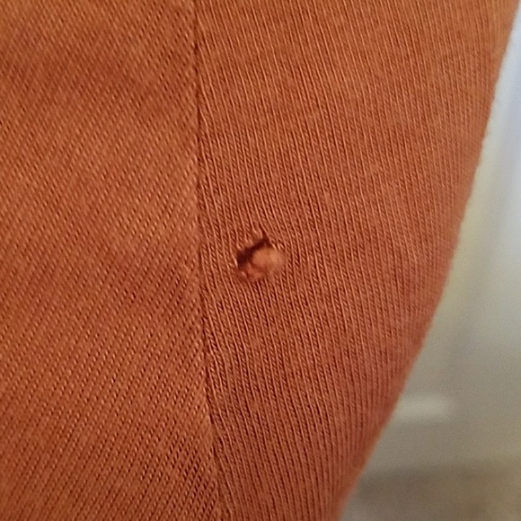 Uo Truly Madly Deeply peplum ruffle orange tank - Picture 6 of 7